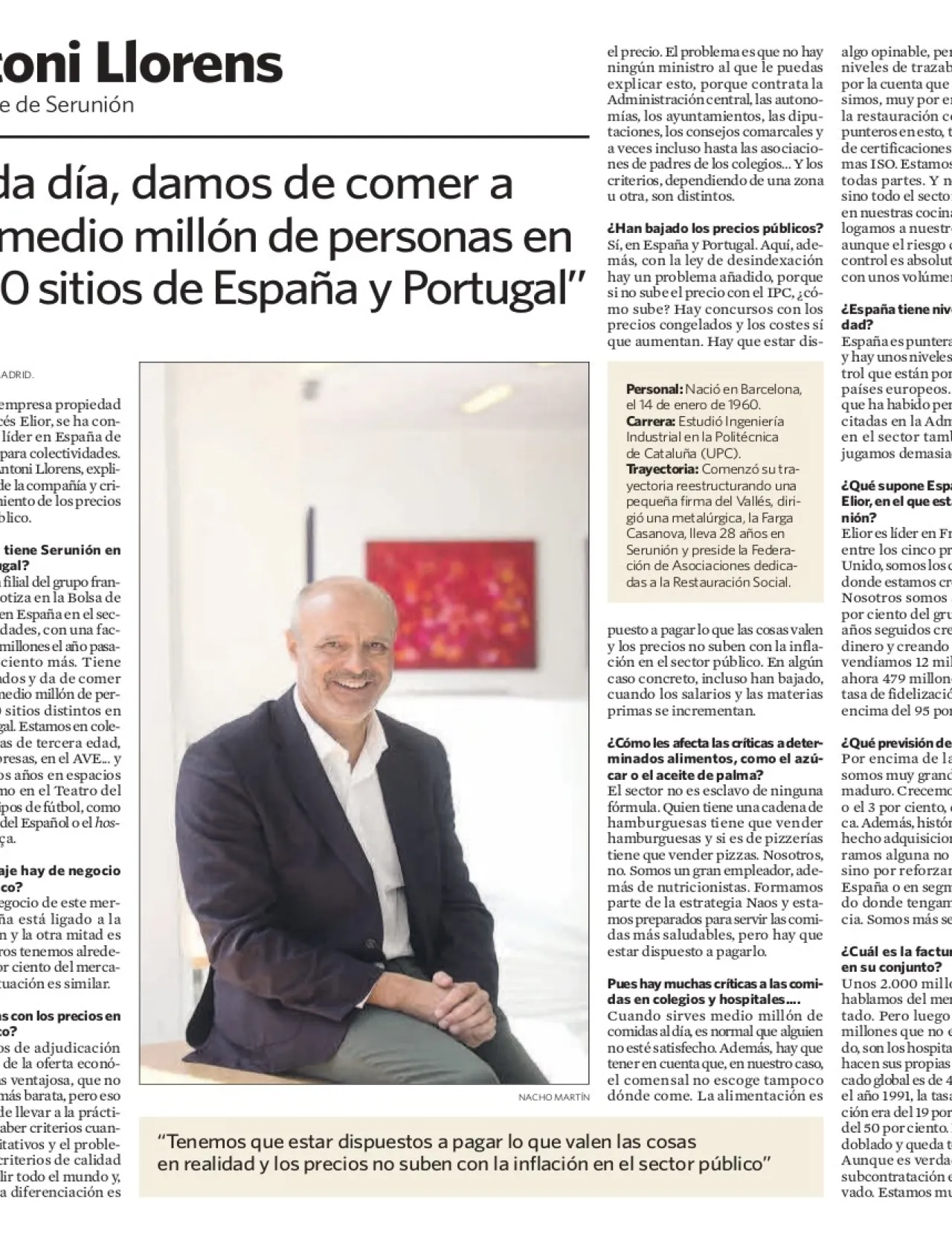 Economista Antonio Llorens