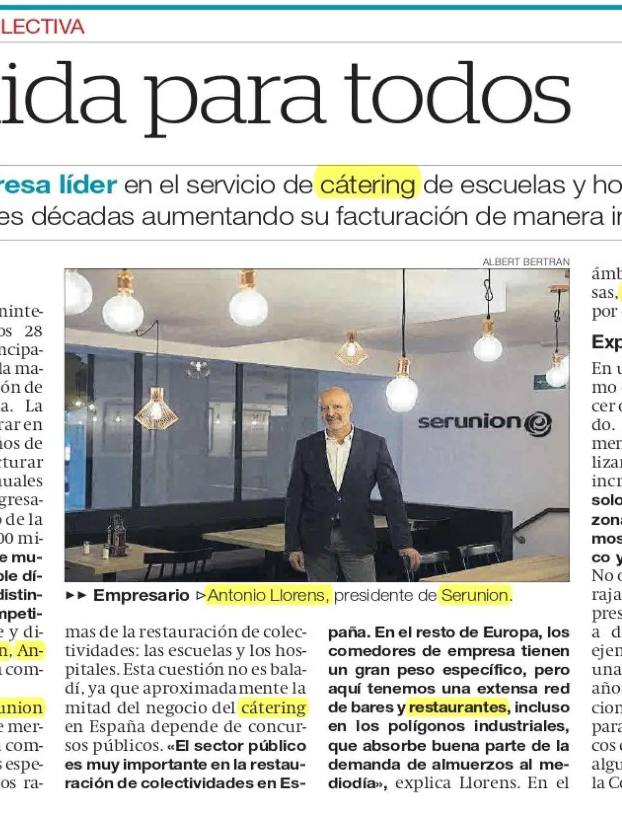 Antonio Llorens entrevista